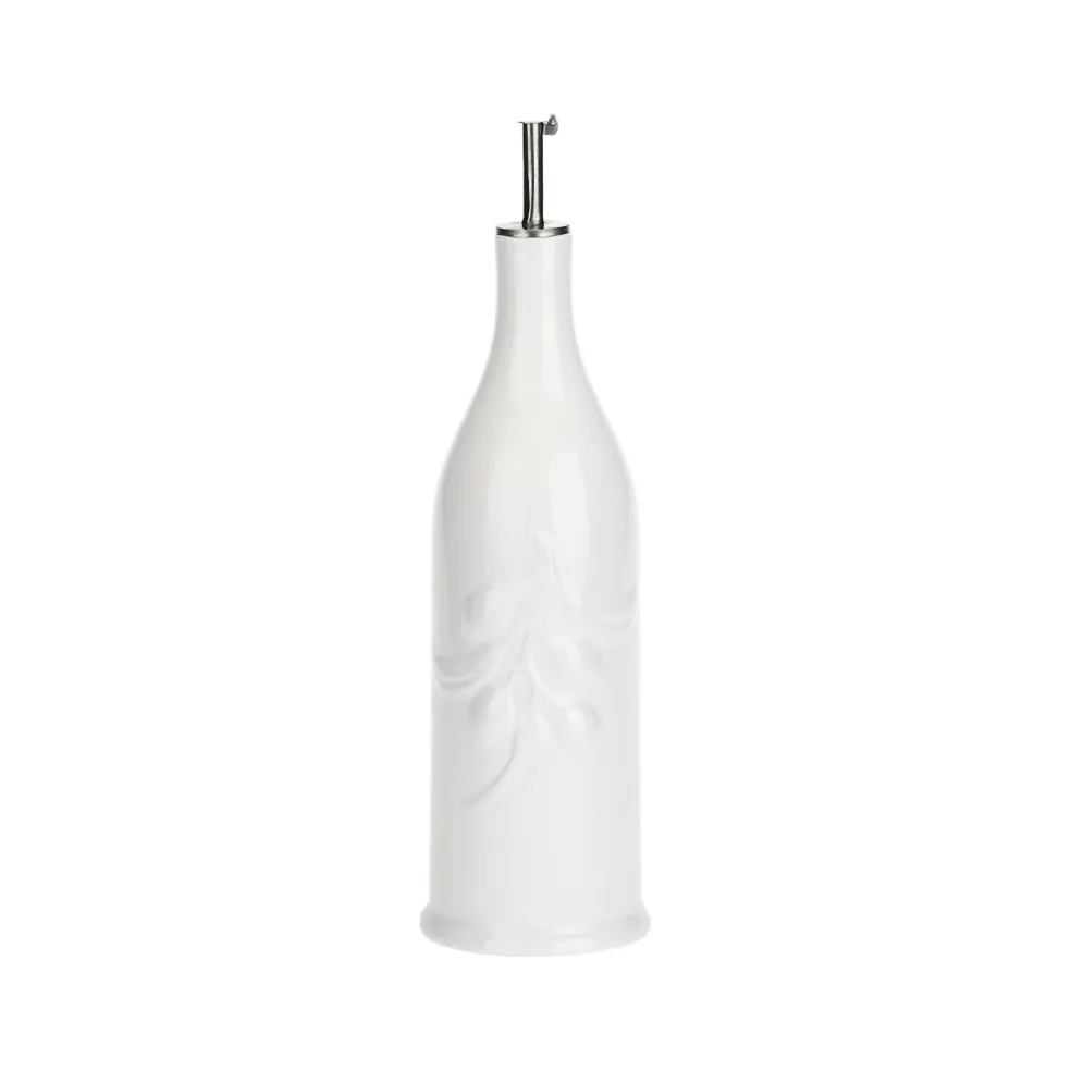 Aceitera cilíndrica de porcelana Menage La Porcellana Bianca
