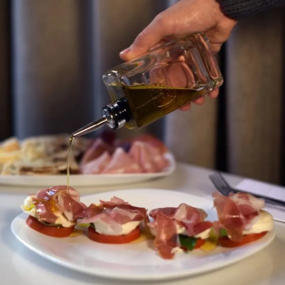 Aceitera de cristal Optima Luigi Bormioli