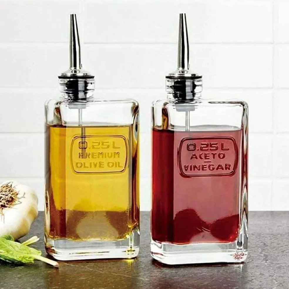 Aceitera de cristal Optima Luigi Bormioli