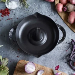 Asador de pollos de hierro fundido Staub