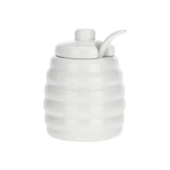 Azucarero con cuchara de porcelana Menage La Porcellana Bianca