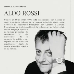 Azucarero con cucharita de acero inoxidable Aldo Rosi Alessi