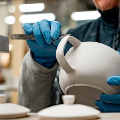 Azucarero de porcelana francesa Madeleine Revol