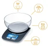 Balanza de cocina 3kg con bol transparente KS 25 Beurer