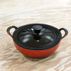 Balti Dish Le Creuset con tapa universal con bordes de silicona Küchenprofi