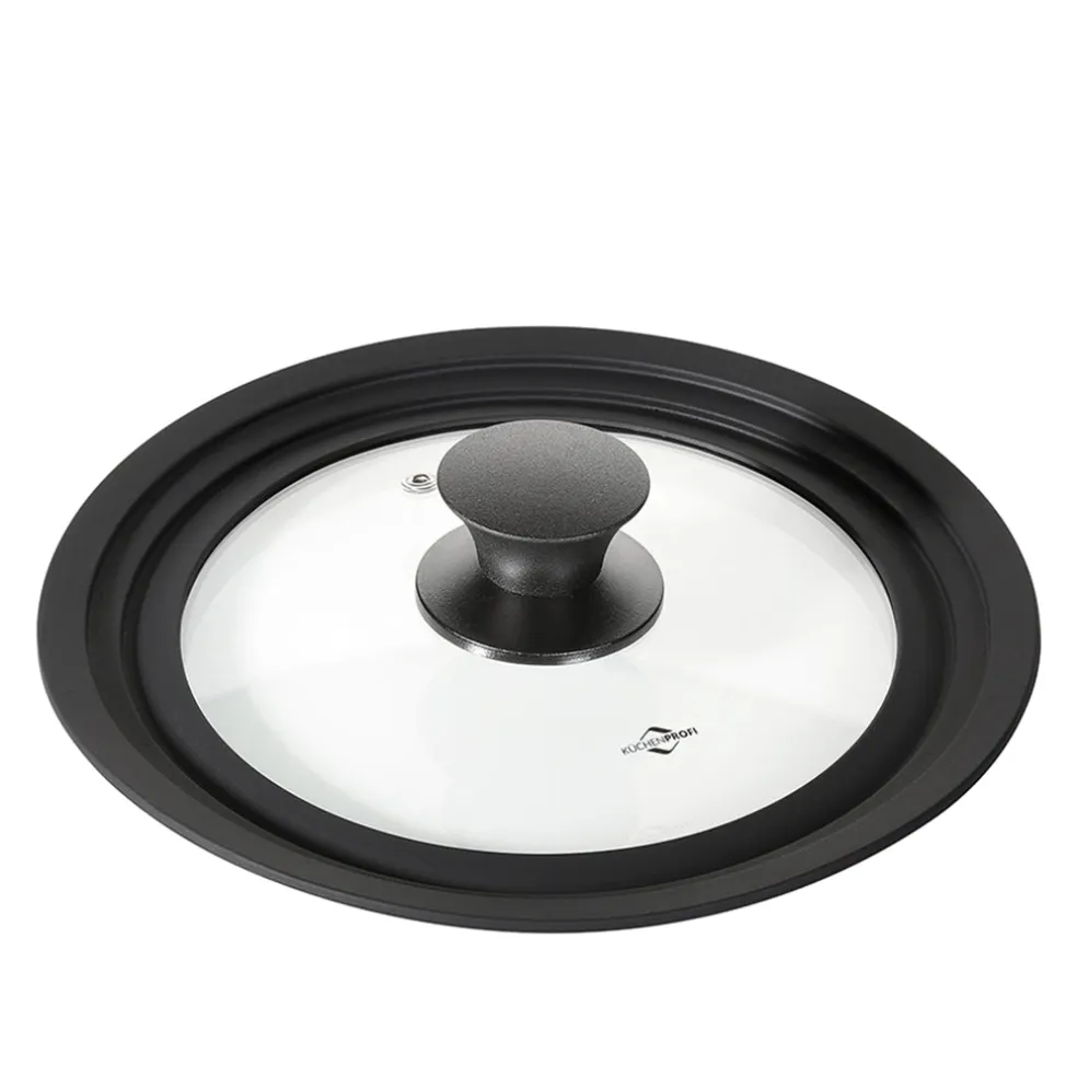 Balti Dish Le Creuset con tapa universal con bordes de silicona Küchenprofi
