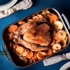 Bandeja asadora de acero inoxidable Le Creuset