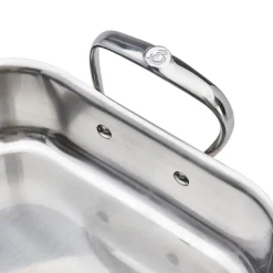 Bandeja asadora de cobre Inocuivre con asas de inox De Buyer