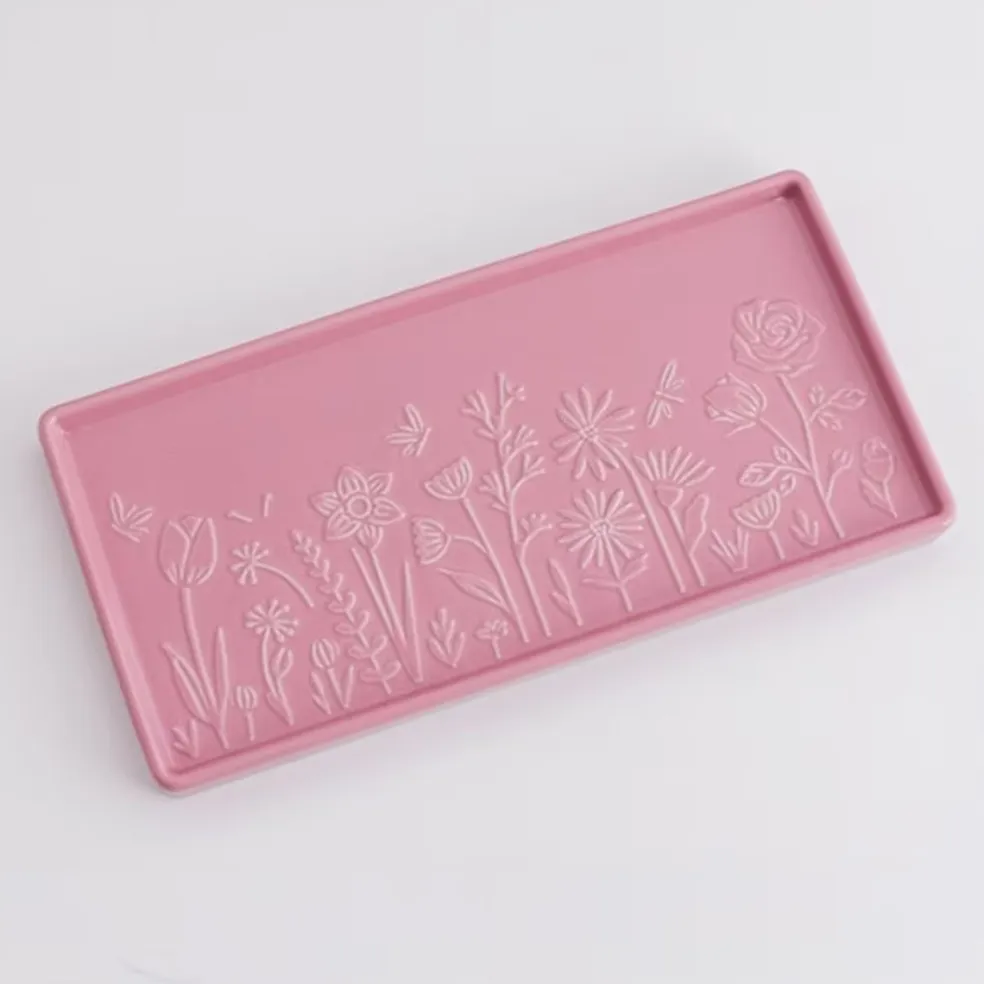 Bandeja cerámica rectangular para servir In The Meadow Mason Cash
