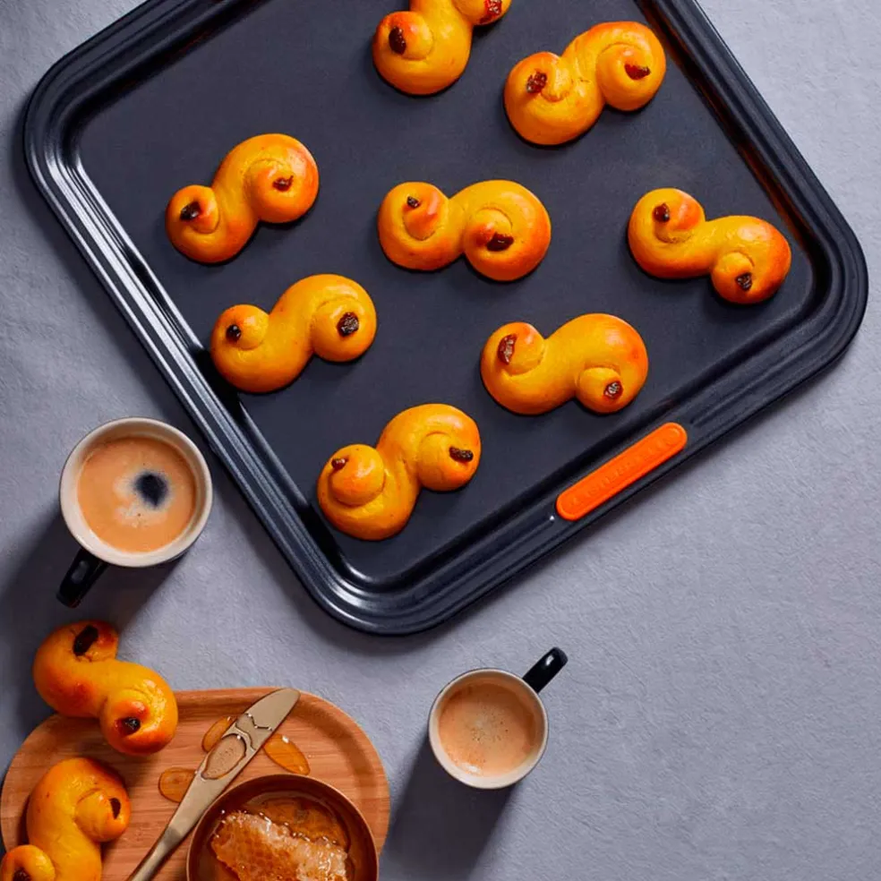 Bandeja cuadrada plana antiadherente Le Creuset