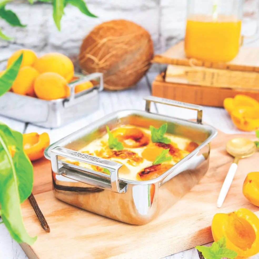 Bandeja de acero inoxidable mini 3-Ply Cristel