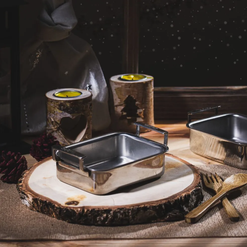 Bandeja de acero inoxidable mini 3-Ply Cristel