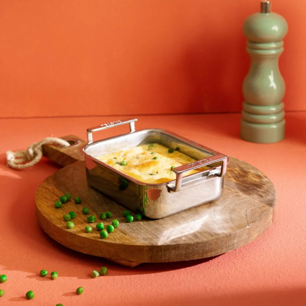 Bandeja de acero inoxidable mini 3-Ply Cristel