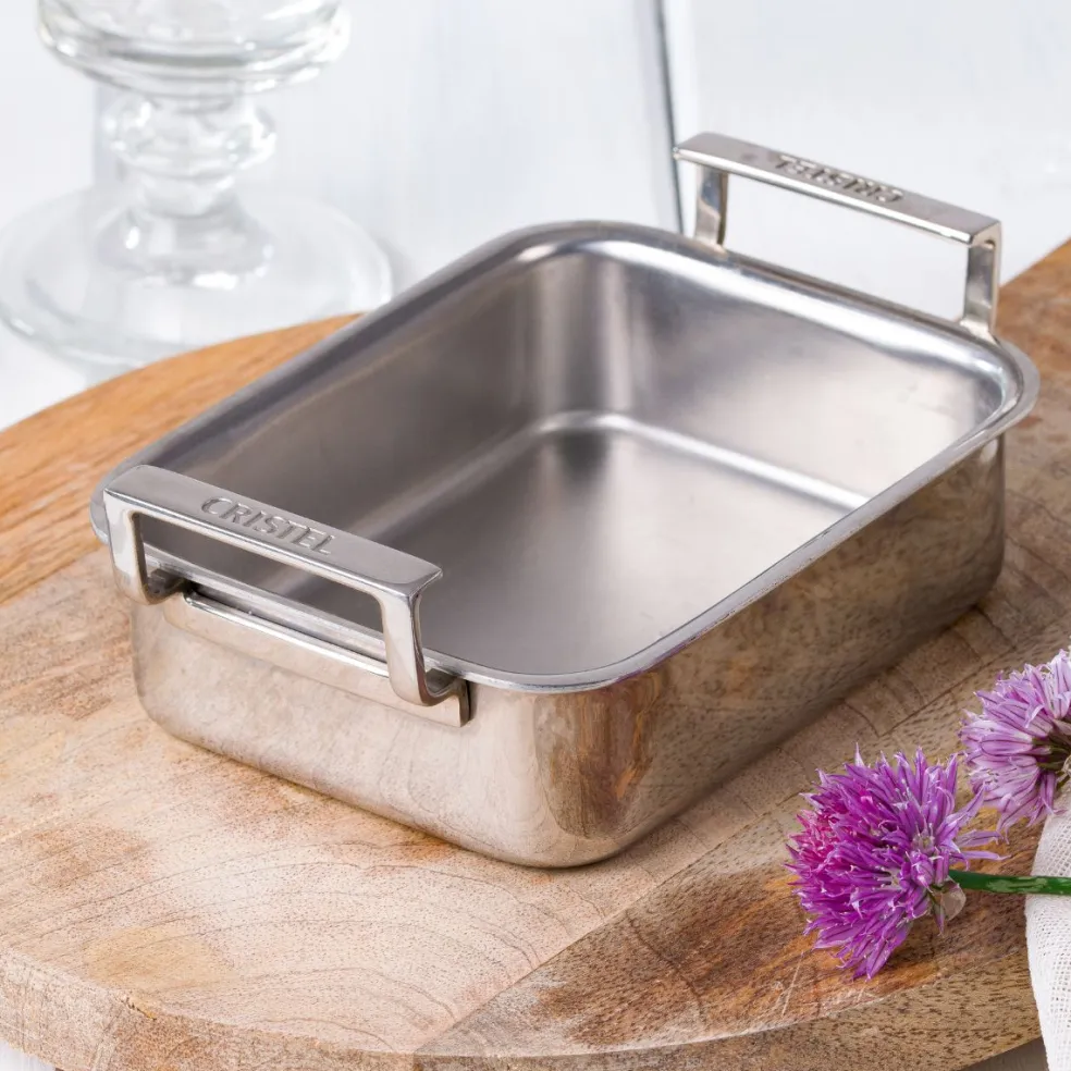 Bandeja de acero inoxidable mini 3-Ply Cristel