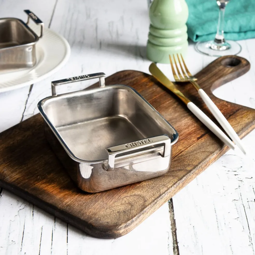 Bandeja de acero inoxidable mini 3-Ply Cristel