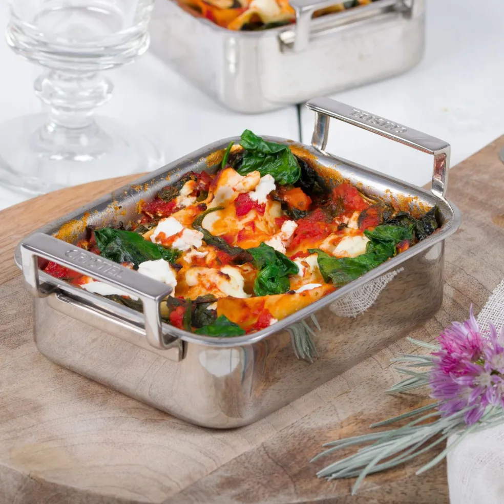 Bandeja de acero inoxidable mini 3-Ply Cristel