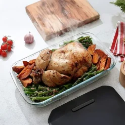 Bandeja de cristal para horno Lock&Lock