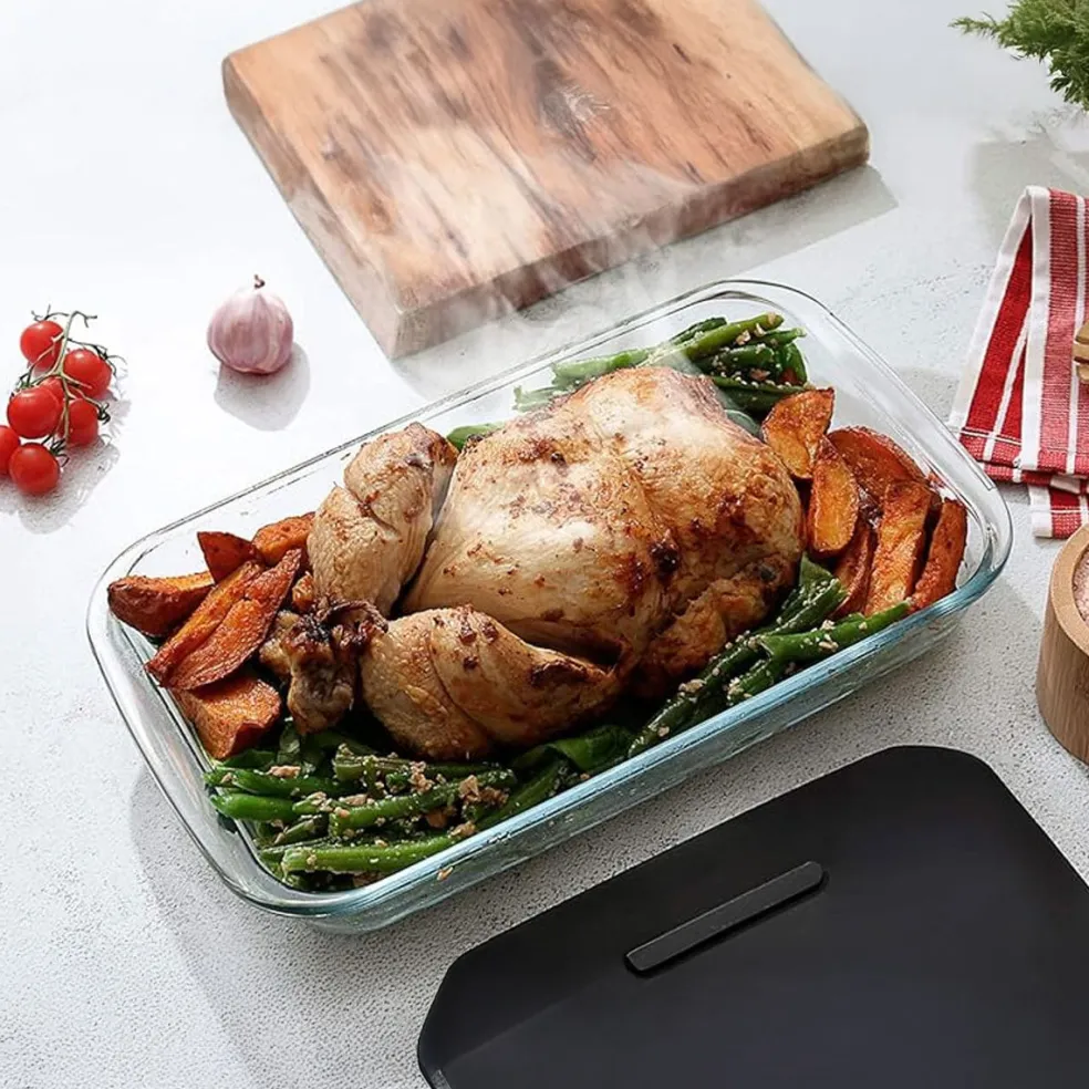 Bandeja de cristal para horno Lock&Lock
