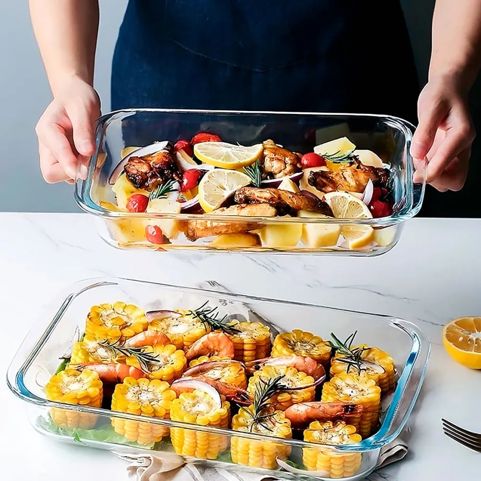 Bandeja de cristal para horno Lock&Lock