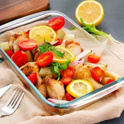 Bandeja de cristal para horno Lock&Lock
