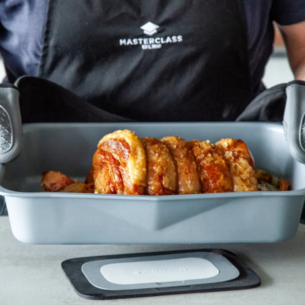 Bandeja para asar MasterClass con recubrimiento cerámico inteligente de KitchenCraft