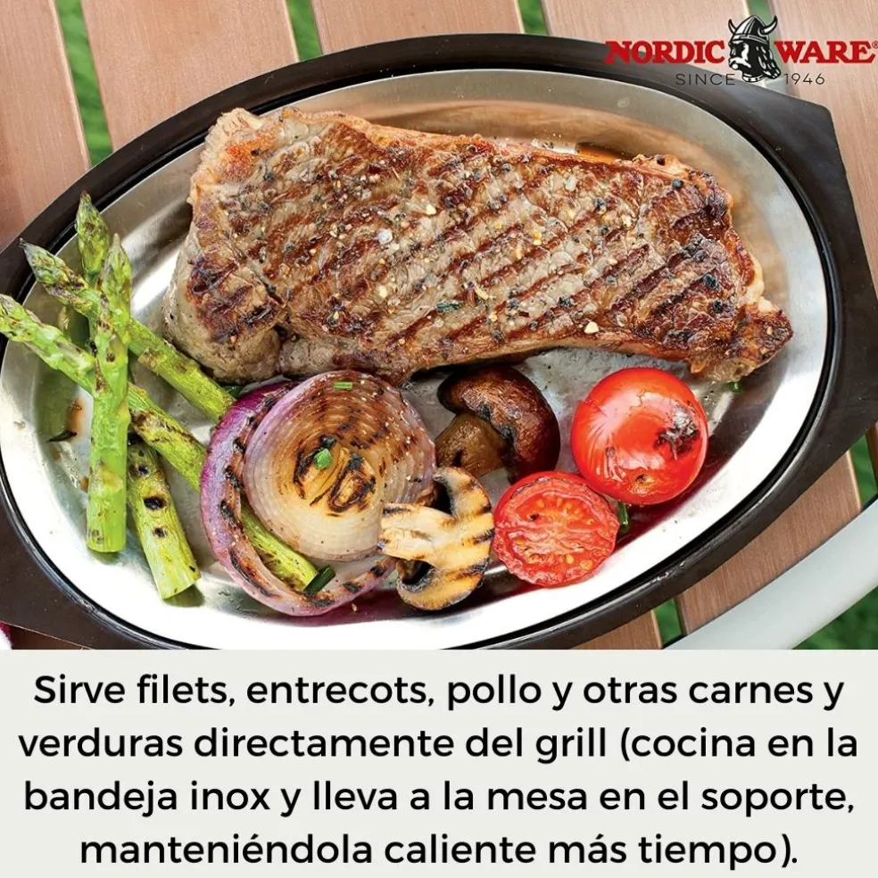 Bandeja para cocinar y servir de base aislante Nordic Ware (¡un clásico de 1940!)