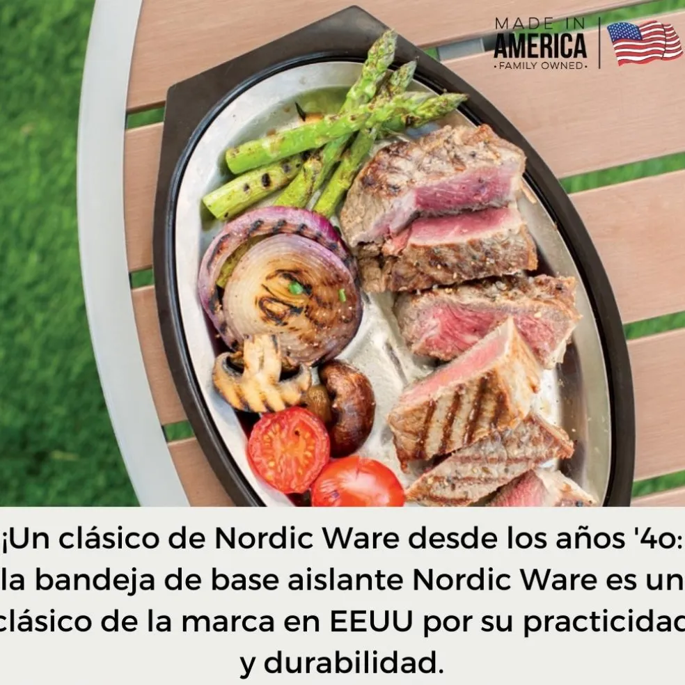 Bandeja para cocinar y servir de base aislante Nordic Ware (¡un clásico de 1940!)