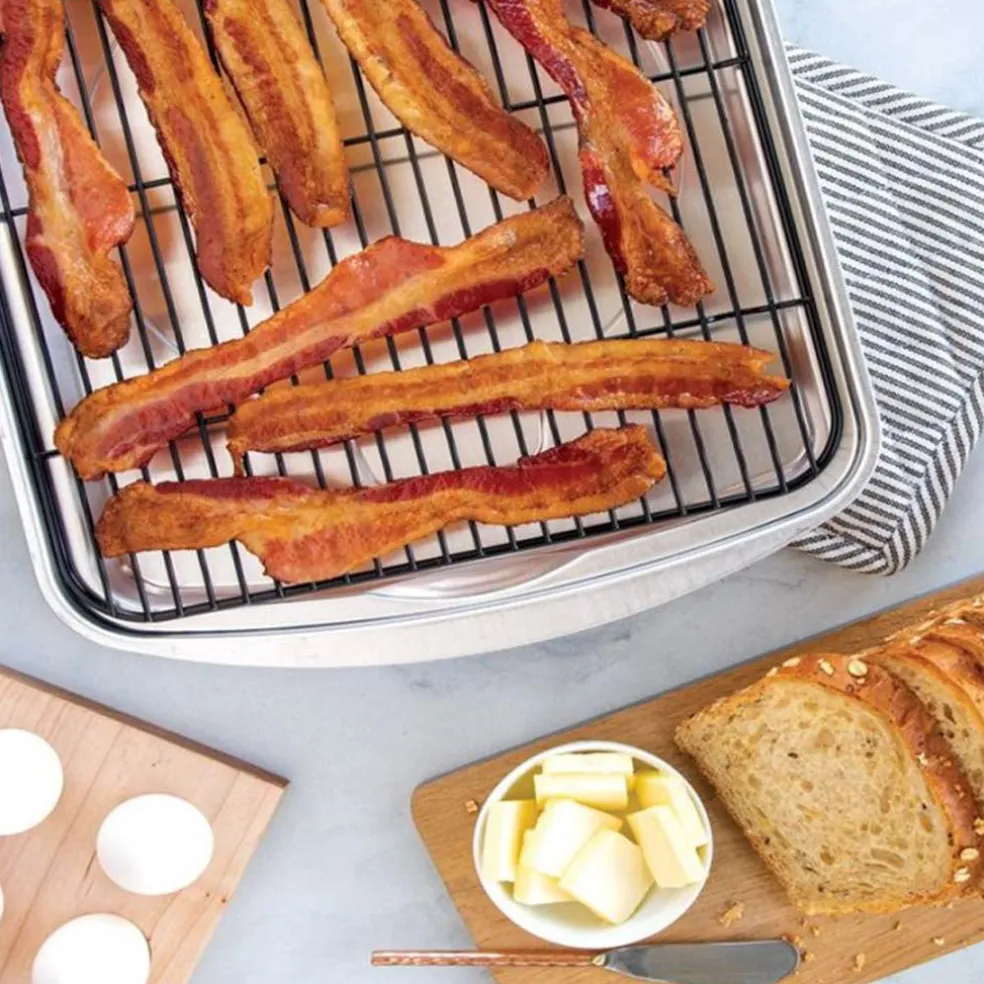 Bandeja para horno con rejilla Naturals® Collection de Nordic Ware