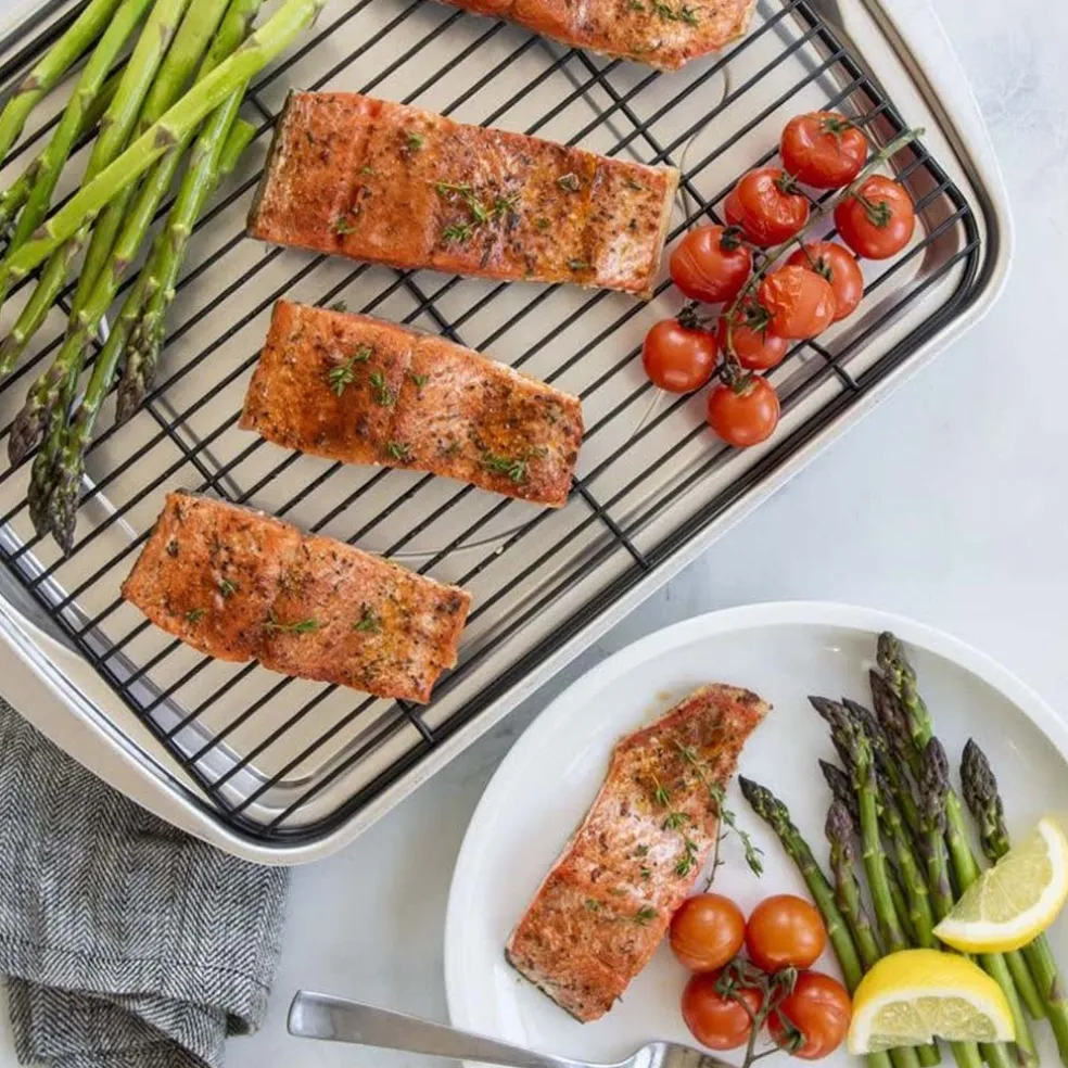 Bandeja para horno con rejilla Naturals® Collection de Nordic Ware