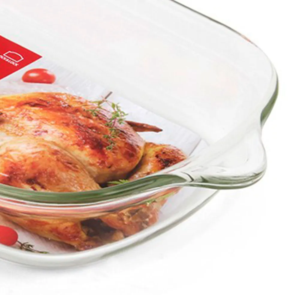 Bandeja para horno de cristal con asas Lock&Lock