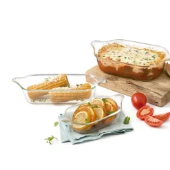 Bandeja para horno de cristal con asas Lock&Lock
