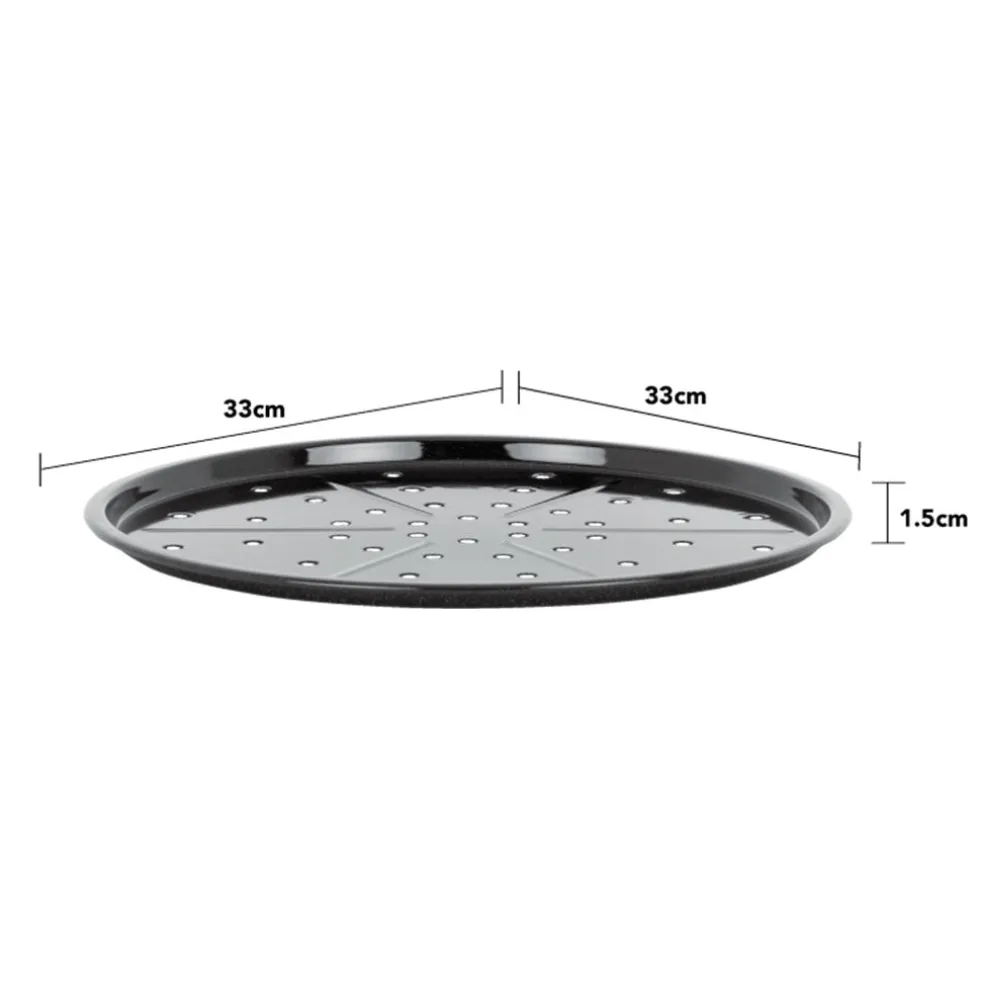 Bandeja perforada para pizza Wham® Enamel