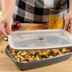 Bandeja rectangular de cristal antiadherente Easy Kuhn Rikon