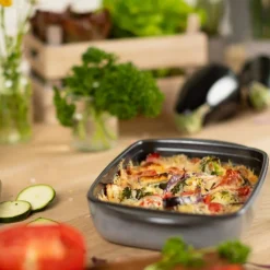 Bandeja rectangular de cristal antiadherente Easy Kuhn Rikon