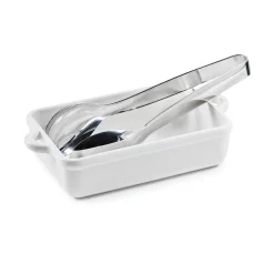 Bandeja rectangular de porcelana francesa Bombance Revol