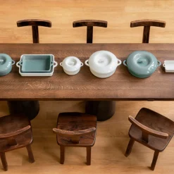 Bandeja rectangular de porcelana francesa Bombance Revol