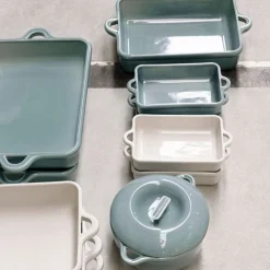 Bandeja rectangular de porcelana francesa Bombance Revol