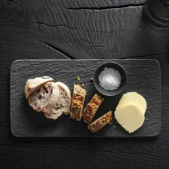 Bandeja rectangular de porcelana para servir Manufacture Rock Villeroy & Boch