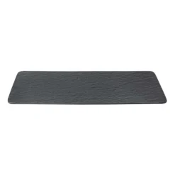 Bandeja rectangular de porcelana para servir Manufacture Rock Villeroy & Boch