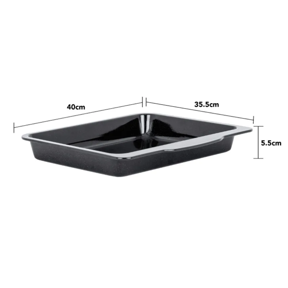 Bandeja rustidera alta esmaltada Wham® Enamel