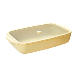 Bandejas de hornear de cristal con tapa Pebbly
