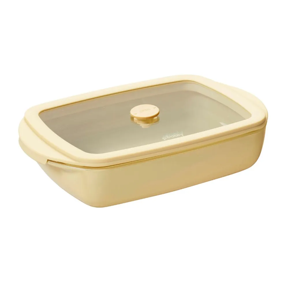 Bandejas de hornear de cristal con tapa Pebbly