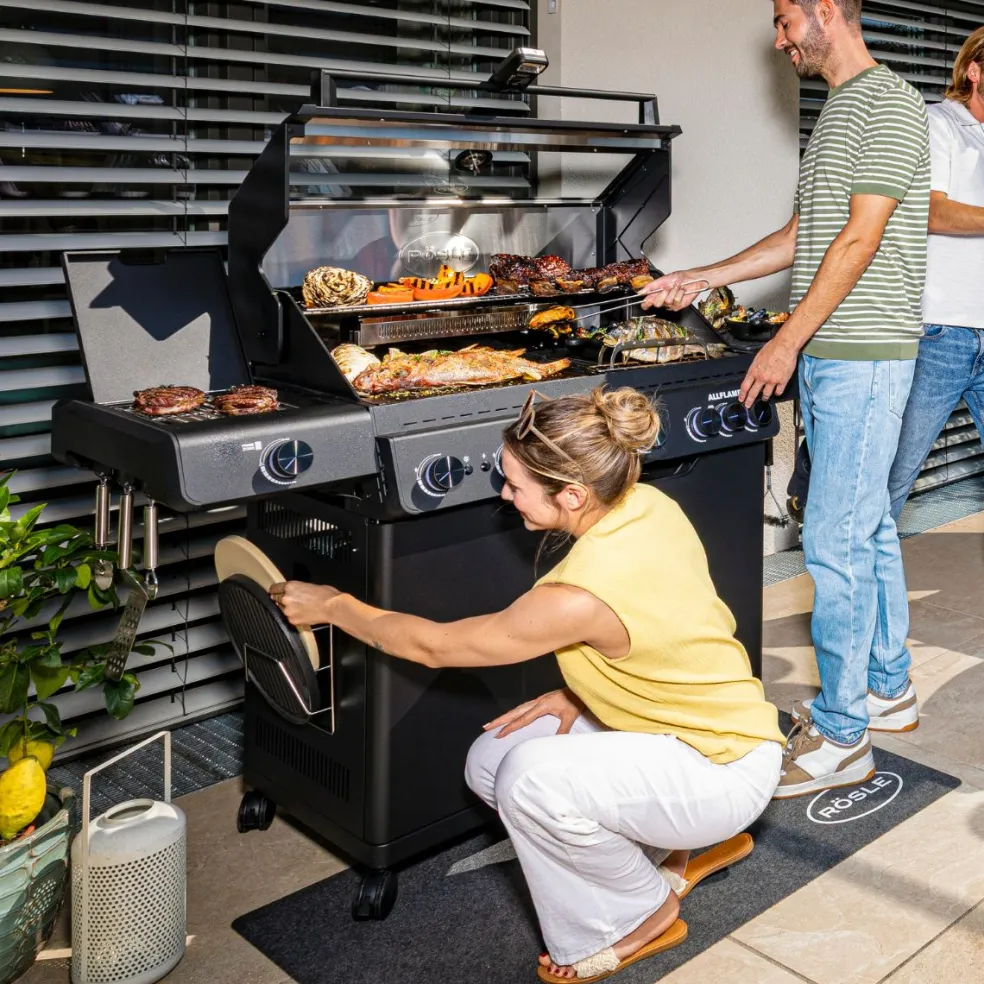 Barbacoa de gas AllFlame Hero 6 Rösle