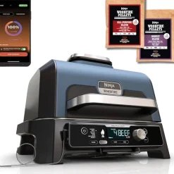 Barbacoa y freidora de aire Woodfire Pro XL Ninja®