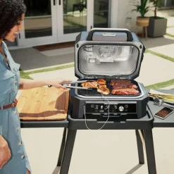 Barbacoa y freidora de aire Woodfire Pro XL Ninja®