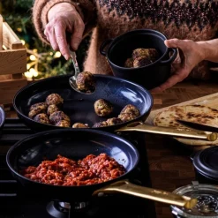 Batería de cocina cerámica 6 piezas Padova Reserve Black GreenPan