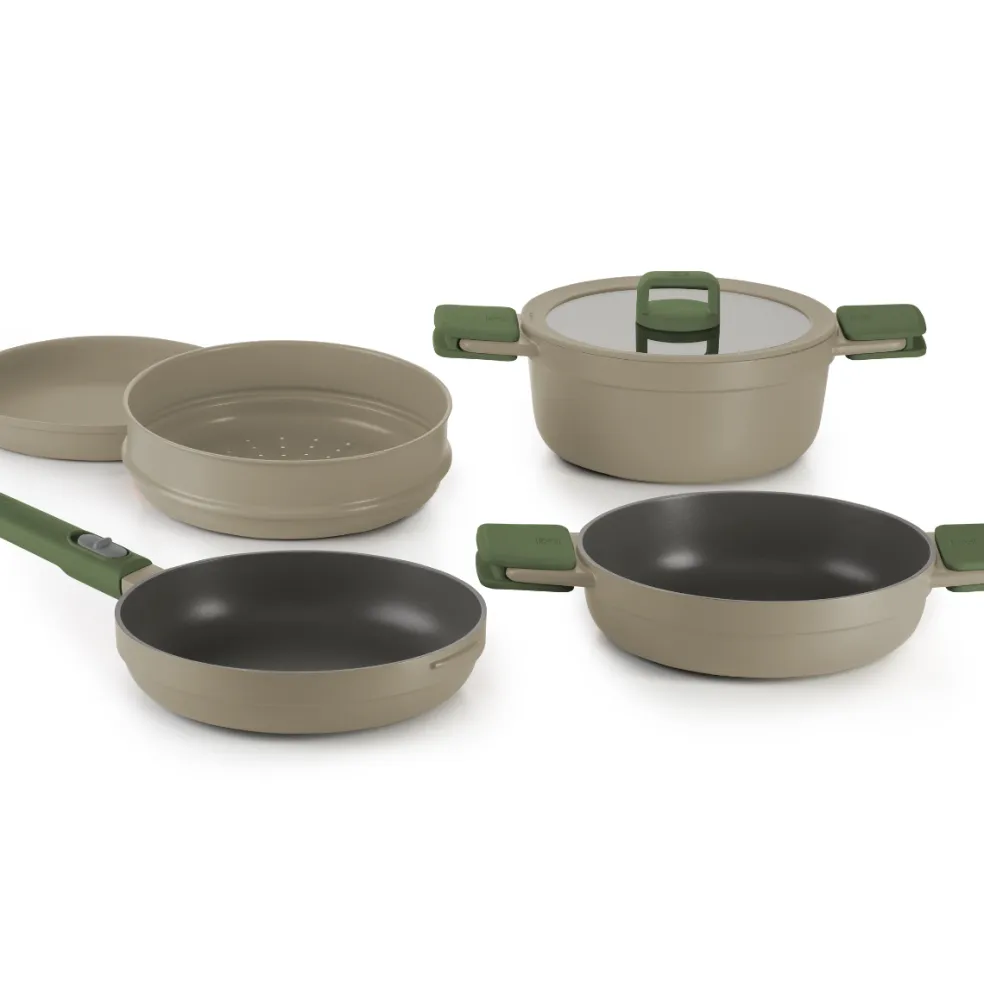 Batería de cocina cerámica 5 piezas Compac Pro Ceramic Bra