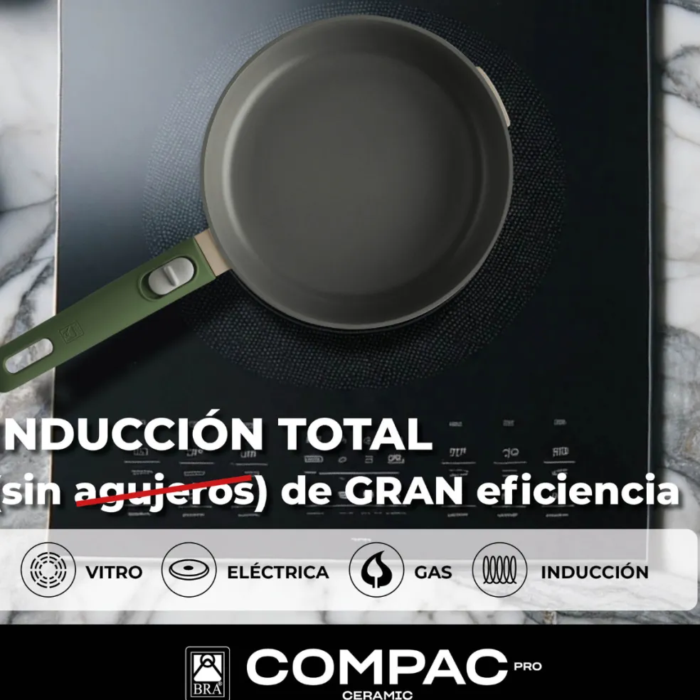 Batería de cocina cerámica 5 piezas Compac Pro Ceramic Bra