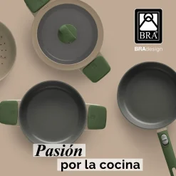 Batería de cocina cerámica 5 piezas Compac Pro Ceramic Bra