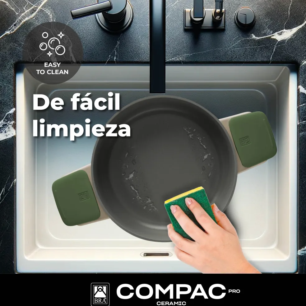 Batería de cocina cerámica 5 piezas Compac Pro Ceramic Bra